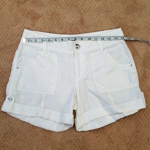 INC white shorts